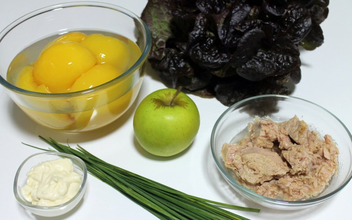 melocotones rellenos