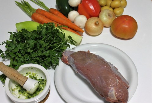 ingredientes pez de ternera asado