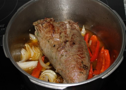 Pez de ternera asado