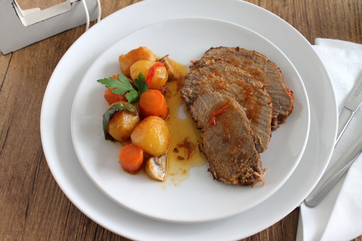 pez de ternera asado